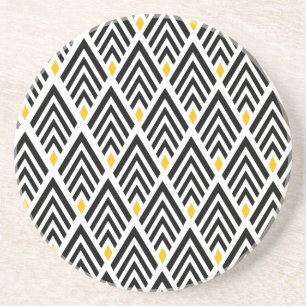 Vintage Art-Deco-Pfeile der 1920er Jahre Sandstein Untersetzer