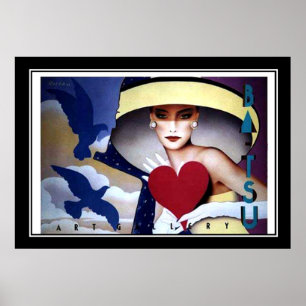 Vintage Art Deco Plakat