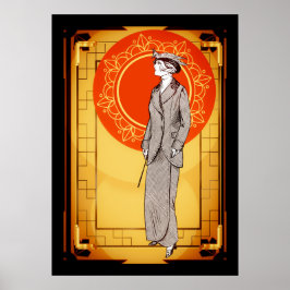 Vintage Art Deco Poster