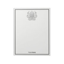 Vintage Art Deco Silber Feder Arabeske