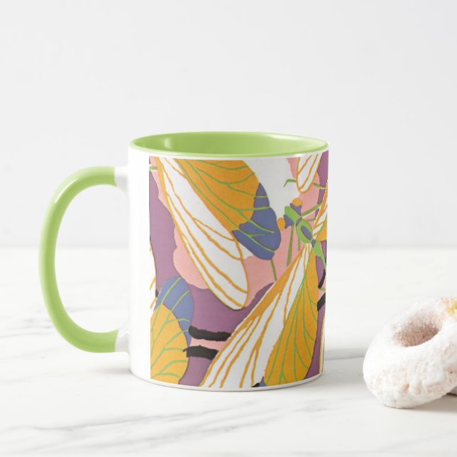Vintage Art Deco Tasse (Mit Donut)