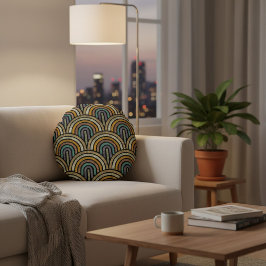 Vintage Art Deco Throw Kissen