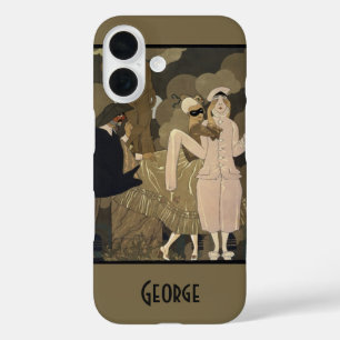 Vintage Art Deco, Überraschung von George Barbier iPhone 16 Hülle