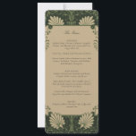 Vintage Art Deco Wedding Menu Card Einladung<br><div class="desc">Präsentieren Sie Ihr Hochzeitsfest mit einer Touch Vintagen Flairs mit dieser Art-Deco-inspiriert Hochzeitskarte. Das majestätische Schwanenmotiv an der Spitze, das in einer klassischen Kombination aus Marineblau, Gold und Weiß gehalten ist, verleiht dem Set eine raffinierte Eleganz. Das Menü selbst wird in einem raffinierten Schriftart gedruckt, der eine reichhaltige Auswahl enthält....</div>