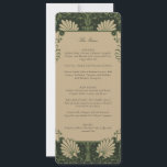 Vintage Art Deco Wedding Menu Card Einladung<br><div class="desc">Präsentieren Sie Ihr Hochzeitsfest mit einer Touch Vintagen Flairs mit dieser Art-Deco-inspiriert Hochzeitskarte. Das majestätische Schwanenmotiv an der Spitze, das in einer klassischen Kombination aus Marineblau, Gold und Weiß gehalten ist, verleiht dem Set eine raffinierte Eleganz. Das Menü selbst wird in einem raffinierten Schriftart gedruckt, der eine reichhaltige Auswahl enthält....</div>