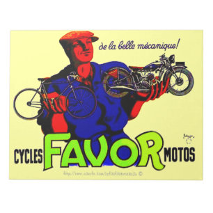 "Vintage Art-Déco-Werbung der 1930er Jahre" Notizblock