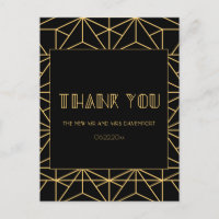 Vintage Art Deko geometrische Hochzeit der 20er Ja