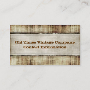 Vintage Art-Geschäfts-Karten Visitenkarte