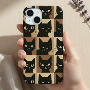 Vintage Art Gitarre Katzenliebhaber Case-Mate iPho iPhone Hülle