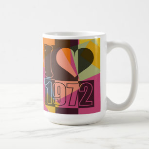 Vintage Art - Ich liebe (herz) 1972 - Tasse