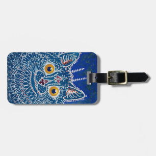 Vintage Art Katzengepäck Gepäckanhänger