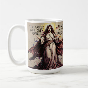 Vintage Art Maria Magdalena Zitat Kaffeetasse