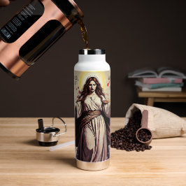 Vintage Art Maria Magdalena Zitat Trinkflasche