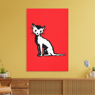 Vintage Art Millions of Cats Wanda Gag 1928 Leinwanddruck