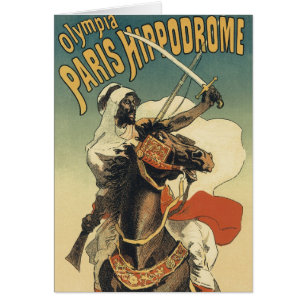 Vintage Art Nouveau, Araber der Sahara-Wüste