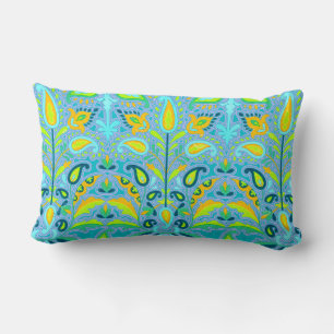 Vintage: Art Nouveau Blumengarten Lendenkissen