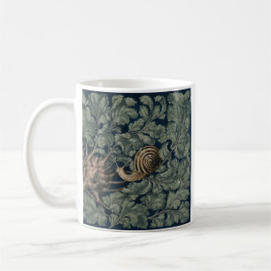 Vintage Art Nouveau Botanische Schnecke Antik Kaffeetasse