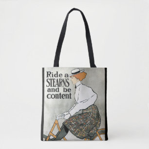 Vintage Art Nouveau, Fahrt auf Sterns Fahrrädern