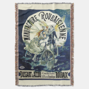 Vintage Art Nouveau Feen, Fahrrad-Pierrot Mond Decke