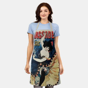 Vintage Art Nouveau Flamenco-Tänzerin, Ambassadeur Schürze