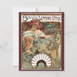 Vintage Art Nouveau, Kekse von Alphonse Mucha