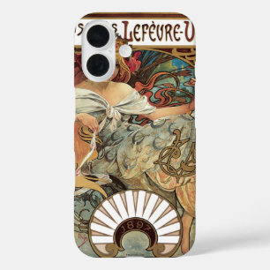 Vintage Art Nouveau, Kekse von Alphonse Mucha iPhone 16 Hülle