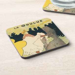 Vintage Art Nouveau, La Goulue von Toulouse Lautre Getränkeuntersetzer