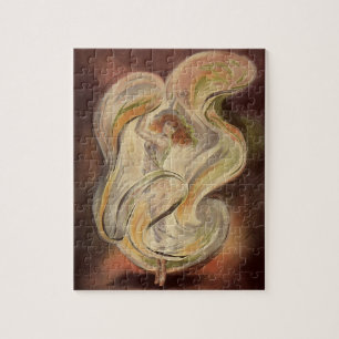 Vintage Art Nouveau, La Loie Fuller Moderne Tänzer Puzzle
