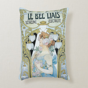 Vintage Art Nouveau Le Bec Liais, Privat Livemont Dekokissen