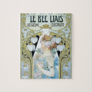 Vintage Art Nouveau Le Bec Liais, Privat Livemont Puzzle