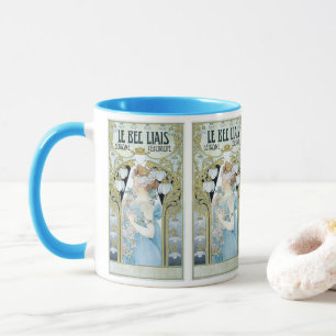 Vintage Art Nouveau Le Bec Liais, Privat Livemont Tasse