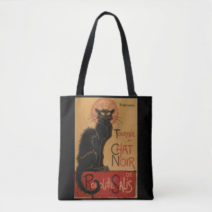 Vintage Art Nouveau Le Chat Noir Schwarze Katze
