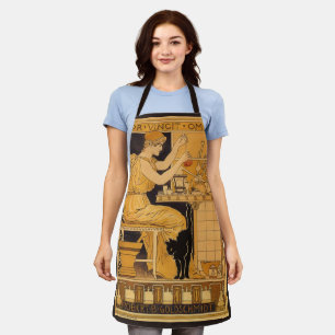 Vintage Art Nouveau, Liebe besiegt alles Wissensch Schürze