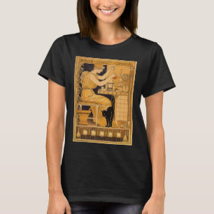 Vintage Art Nouveau, Liebe besiegt alles Wissensch T-Shirt