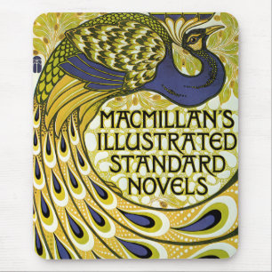 Vintage Art Nouveau, Macmillan's Pfauenfeder Mousepad