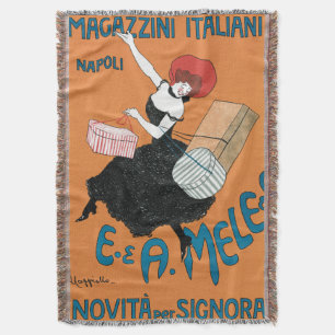 Vintage Art Nouveau Magazzini Italiani von Capiell Decke