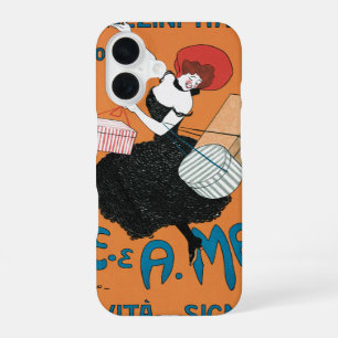 Vintage Art Nouveau Magazzini Italiani von Capiell iPhone 16 Hülle