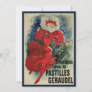 Vintage Art Nouveau Pastillen Geraudel Hustenbonbo