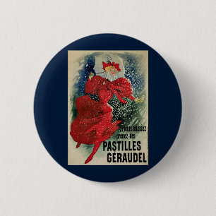Vintage Art Nouveau Pastillen Geraudel Hustenbonbo Button