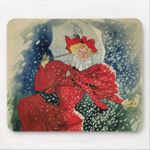 Vintage Art Nouveau Pastillen Geraudel Hustenbonbo Mousepad