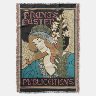 Vintage Art Nouveau, Prangs Osterpublikationen Decke