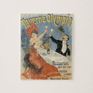 Vintage Art Nouveau, Restaurant Taverne Olympia Puzzle