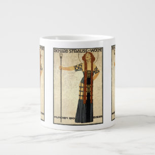 Vintage Art Nouveau Richard Strauss-Woche, München Jumbo-Tasse