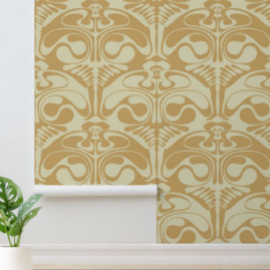 Vintage Art Nouveau Tänzer von Koloman Moser Tapete