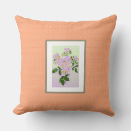 Vintage-Art-Peach--Lavender--Spring--Lumbar M-L Kissen