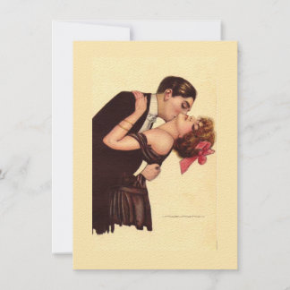 Vintage Art ~ Romantisches entzücktes Paar