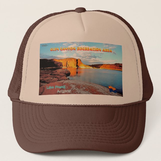 Vintage Art See-Powells Truckerkappe (Vorderseite)