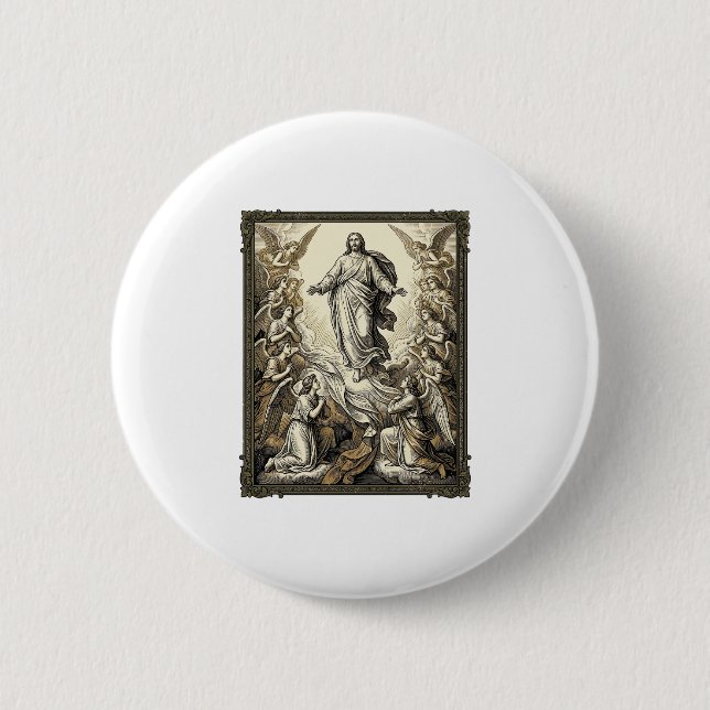 Vintage-Ascension-Engel-Vektor-Grafik_1 Button (Vorderseite)