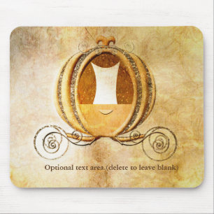 Vintage-Ascheputtel-Kutsche Prinzessin-Mauspad Mousepad