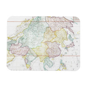Vintage Asien-Karte 1786 Magnet